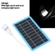 thumbnail image 4 of Panel de Carga Solar, Panel Solar de 5W Ecológica Eficiente Con Luz Blanca Para Senderismo, 4 of 7