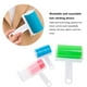 thumbnail image 5 of Ounissouiy Eliminador de pelusas reutilizable, limpiador de polvo de silicona, peine para gatos, brocha para afeitar el cabello, limpiadores de rodillos Suministros de limpieza para el hogar Verde, 5 of 6