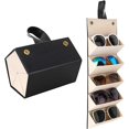 thumbnail image 1 of Sunglasses Organizer with 5 Slots, Travel Glasses Case Storage Portable Sunglasses Storage Case for Women Men, 1 of 5