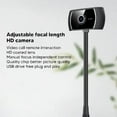 thumbnail image 3 of 720P Webcam USB Streaming Camera Autoocus Design For Remote Work, 3 of 9