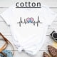 thumbnail image 2 of Camiseta informal de manga corta con puntada superior, dulce camiseta de algodón de tendencia, ropa para niños, camisetas gráficas de verano a la moda para niños y niñas, 2 of 5
