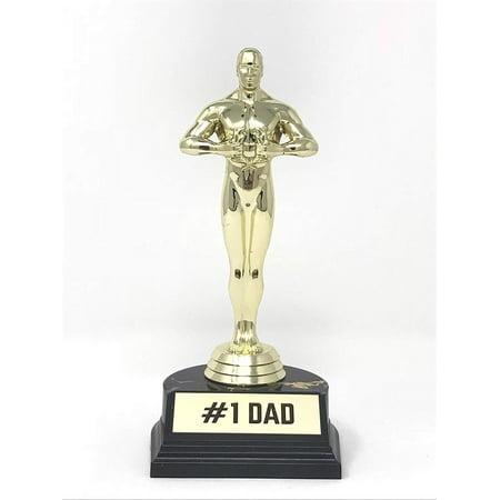 Aahs Engraving World's Best Award Trophy (#1 Dad (7 (Worlds Best Girlfriend Award)