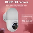 thumbnail image 3 of Monitor de bebé inalámbrico Baoblaze Cámara WiFi para interiores seguimiento automático de 360 grados blanco, 3 of 8