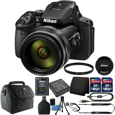Nikon COOLPIX P900 Digital Camera + 67mm UV Filter + Top