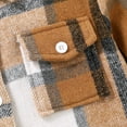 thumbnail image 5 of Younger Tree Toddler Boy Girl Fall Flannel Shirt Kid Baby Long Sleeve Button Down Plaid Shirts for 12-18 Months, 5 of 8