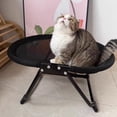 thumbnail image 3 of Vjnyvs Elevated Pet Bed with Metal Frame Multifunctional Pet Bed with Storage Bag Foldable Cat Bed Pet Supplies Accessory, 3 of 7