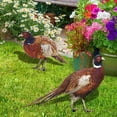 thumbnail image 2 of 2 Pack Acrylic Stakes Garden Pheasants Stake Yard Art Outdoor Animal Decoration Lawn Patio Decorative Statue Sculpture, 2 of 9