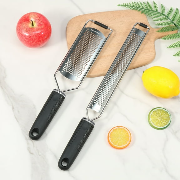 Stainless Steel Grater for Different Food Grater with Non-Slip Handle for Vegetables Cheese Shredder and Lemon Grater