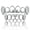 Silver, variant on Vampire Teeth Grillz - Grills for Your Teeth,14K Gold Plated Vampire Fangs Open Face Gold Grillz for Men Women Hip Hop Cosplay Rapper Costume Accessory (Extra 2 Molding Bars)