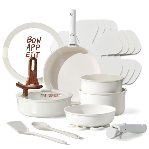 Set de Cocina CAROTE 18 Piezas Cerámico Antiadherente Apto para Horno