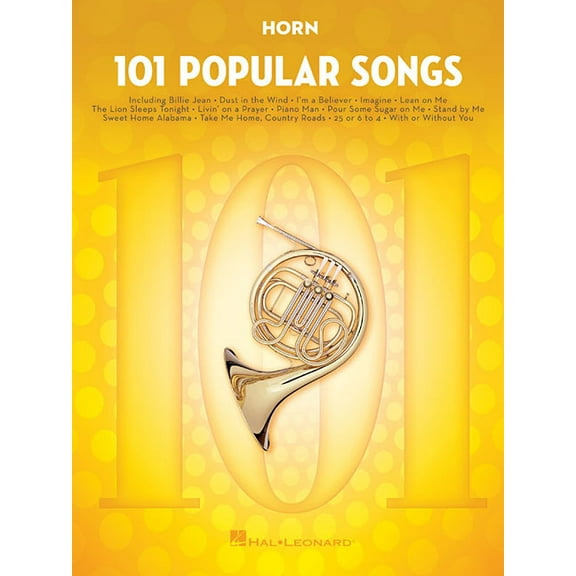 101 Popular Songs: For Horn, (Paperback)