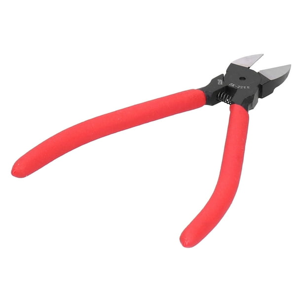 Alicados de corteza diagonal, alicados manuales cortadores alicados lateral para cables flexibles paracables de rojo páreas de circuito de recorte para atar el cable de Corte