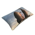 thumbnail image 3 of Balery Elephant Giraffe On A Mountain Top Sunset Bedding Queen Pillow Cases - Envelope Closure - Soft Brushed Microfiber Fabric - Shrinkage and Fade Resistant Pillow Cases-20"x30", 3 of 9
