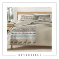 thumbnail image 5 of Lodge Quilt Set - Lightweight, Soft, All-Season - 3-Piece Reversible Rustic Bedding Set (Full / Queen, Rustic Lodge Stripes), 5 of 6