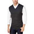 thumbnail image 1 of Club Room Mens Knit Sweater Vest, Grey, X-Large, 1 of 1
