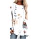 thumbnail image 2 of ICHUANYI Clearance Women's Fashion Loose Long Sleeve Round-Neck Blouse Christmas Printing T-Shirt Tops(White, XL) ICHUANYI WER2023081507934, 2 of 5
