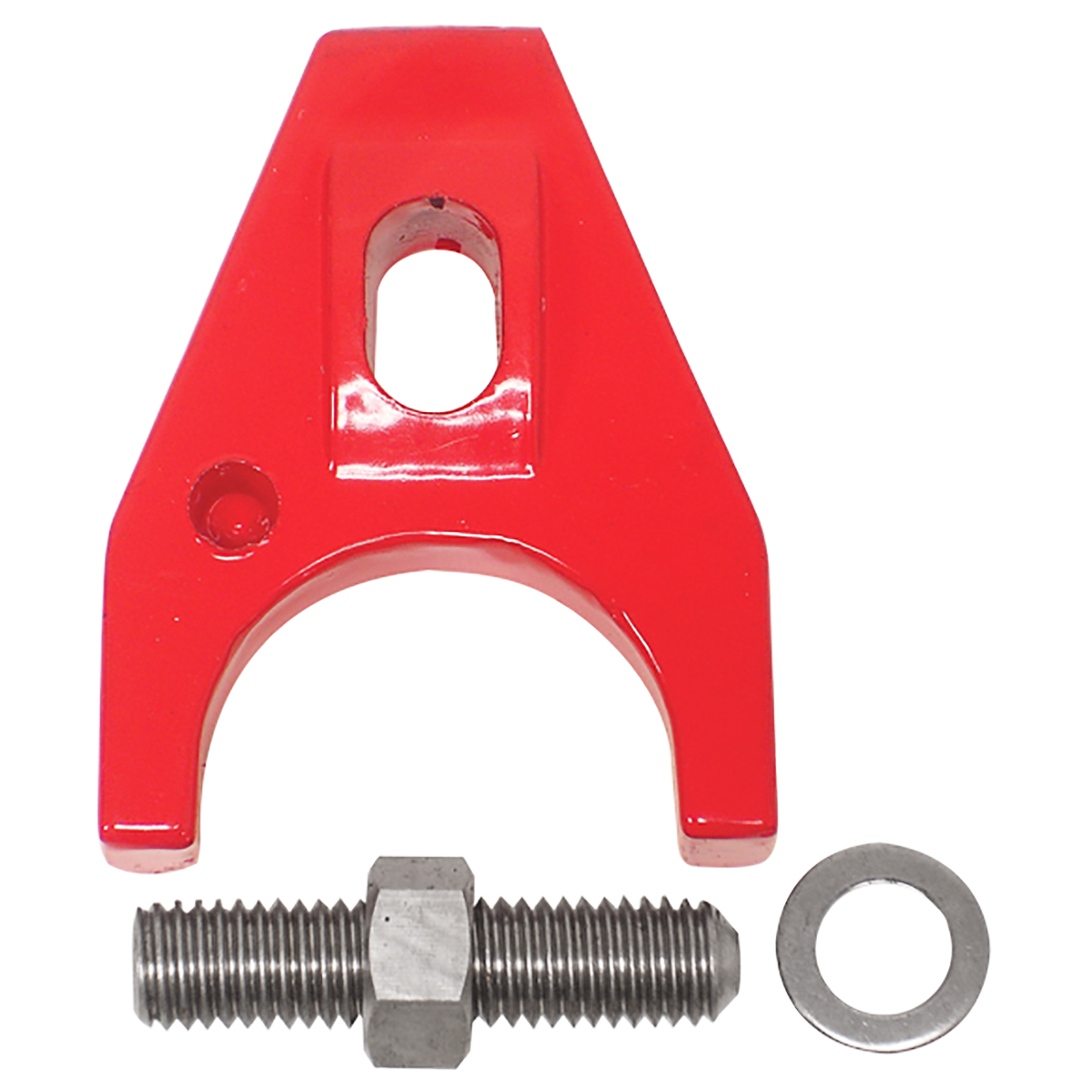 For Chevy GM Aluminum Distributor Hold Down Clamp Red Ignition Electrical