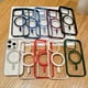 thumbnail image 2 of Candy Color Bumper Transparent For Magsafe Magnetic Case For iPhone 14 11 12 13 15 Pro Max Mini X XS XR 8 7 Plus SE Clear Cover, 2 of 5