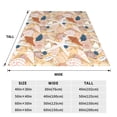 thumbnail image 3 of Fotbe Tropical Beach Sea Shell Manta de Franela Acolchonada con Estampado, Súper Suave y Esponjosa, Extra Grande para Sofá, Cama, Uso Todo el Año-60"x50", 3 of 7