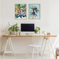 thumbnail image 2 of Kate and Laurel Sylvie Surf and Sand and Tropical Palms Study Framed Canvas Wall Art Set by Rachel Christopoulos, 2 Piece Set 18x24 Natural, 2 of 7