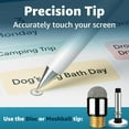 thumbnail image 6 of Jmoe USA Stylus and Mount Compatible with 15 inch Calendar | Dual Tip with Mesh and Disc Tips | 2 Spare Replacement Parts | Flexiple Stylus Holder Mounts to Calendar, 6 of 6