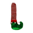 thumbnail image 1 of Funda navideña para silla, calcetines, elfos decorativos para decoración de fiesta en el hogar (pata verde), 1 of 2