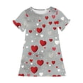 thumbnail image 4 of RXIRUCGD 2025 Vêtements d'Été pour Enfants 3-12 Ans Mode Imprimée Pyjama Rêveur Mi-Mollet Chemise de Nuit, 4 of 4