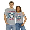 thumbnail image 2 of Retro Calm Your Mitts Baseball Shirt Women's Vintage Unisex Graphic Tee Sport Grey Medium, 2 of 5