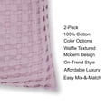 thumbnail image 4 of Mainstays Waffle Knit Pillow, 18" x 18", Purple, 4 of 8