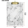 thumbnail image 3 of FMSHPON Marble Clipboard Hardboard Wood Nursing Clip Board and Pull for Standard A4 Letter 13x9 inches, 3 of 8