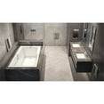 thumbnail image 2 of Malibu Home Coronado Rectangle Massaging Air Jet Bathtub 60"x 42"x 22" in White, 2 of 5