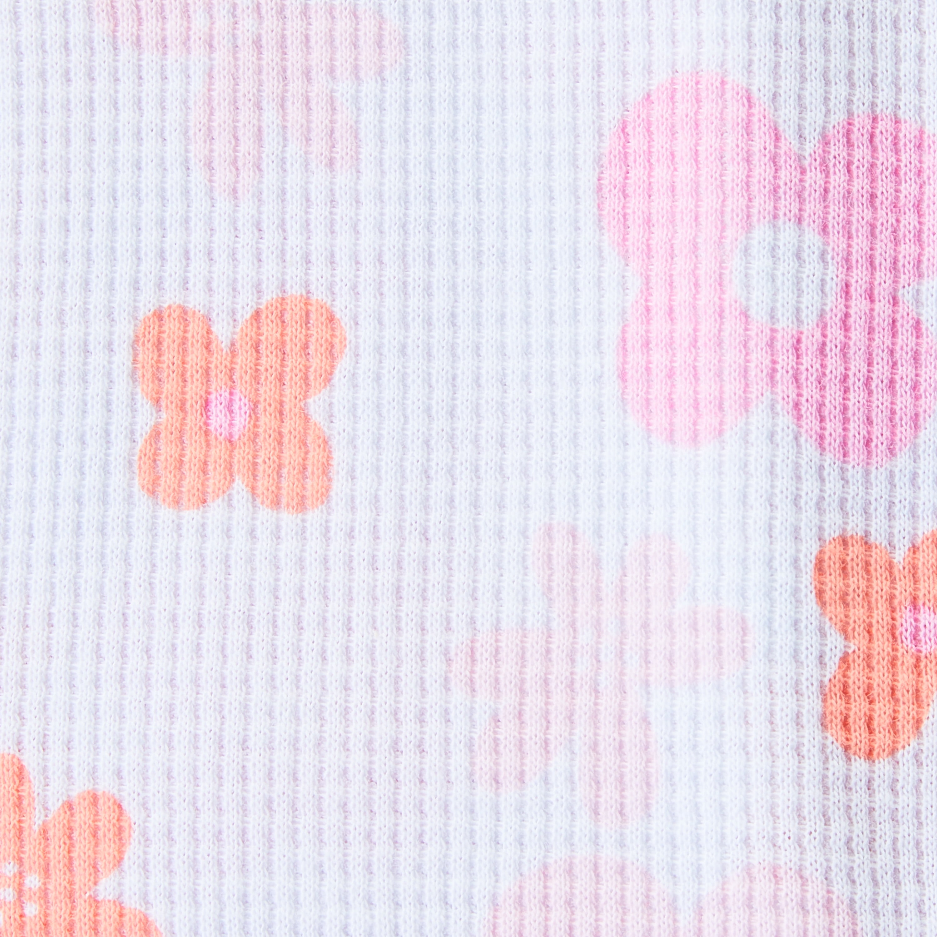 Parent's Choice Pink Floral 100% Cotton Thermal Baby Blanket, Infant Girl, 2 Pack