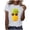 White, variant on HXWCHs Women's Solid Color T-shirtStylish Casual Summer Pineapple Graphic Print Short Sleeve Tee Shirt top for Women M Green