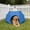 Blue, variant on Hexagon Pet Tent for Cats & Small Dogs Waterproof Outdoor Camping Portable Folding Pet House, Tear-Resistant Travel Shelter, Lightweight Bed, Mesh Ventilation, 23.6"x18.8"x18.8", Blue Brown Gray