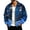Blue, variant on Christmas Corduroy Zip Up Jacket for Men Long Sleeve Xmas Print Sweatshirts Collared Casual Overshirts with Pockets Ribbed Texture Fall Winter Outwear