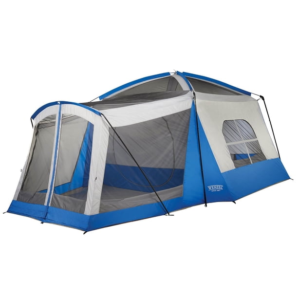 Wenzel Klondike 8-Person Large Outdoor Camping Tent with Screen