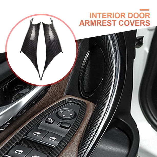 Tirador de la barra de la puerta de la manija de la puerta interior del coche para BMW Serie 3 F30 F31 (fibra de carbono)