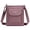 Purple, variant on Gustave Shoulder Bags for Women Lightweight Casual Crossbody Purses and Handbags Phone Bag Nylon Water-Resistant Trendy Small Messenger Bag for Travel Work, Purple