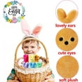 thumbnail image 3 of HeaCare 6 pcs Easter Peep Bunny Plush Toys Decorations Cute Animal Bunny Stuffed Doll Easter Basket Stuffers Gift for Kids, 3 of 6
