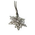 thumbnail image 2 of Golded Plated Hollow Snowflake Leaves Metal Bookmark Metal Metal Bookmarks Book Mark with Hanging Rope, 2 of 4