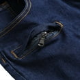 thumbnail image 4 of IROINNID Men's Casual Elastic Frayed Hem Jeans Stretch Comfy Stylish Retro Denim Shorts, 4 of 6