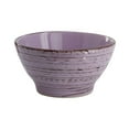 thumbnail image 4 of Elama Malibu Mica 16-Piece Stoneware Dinnerware Set in Purple, 4 of 9