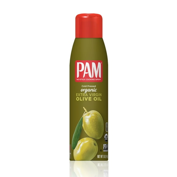 PAM Organic Extra Virgin Olive Oil Non-GMO Cooking Spray, 5 oz.