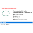 thumbnail image 2 of Front Intake Manifold Gasket - Compatible with 2007 - 2009 Jaguar XK 2008, 2 of 2