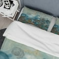 thumbnail image 4 of Designart 'Blue and Bronze Dots on Glass I' Geometric Duvet Cover Set, 4 of 4