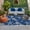 Navy Blue White, variant on Teal Coastal Outdoor Rug 6x9 Ft, Non Slip Washable Area Rug, Nautical Beach Starfish Coral Summer Patio Rugs Carpet Runner, Large Floor Mat for Indoor/Outdoor Deck Porch Camping