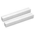 thumbnail image 1 of Unique Bargains Square Aluminum Flat Bar, 2 Pack 1' Thickness 1' Width 8' Length, 1 of 5
