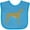 Turquoise, variant on Inktastic Greyhound Boys or Girls Baby Bib