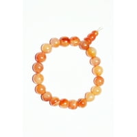 Mogul Mala Breads Orange Agate Sacral Chakra Balance Prayer Beads Bracelets