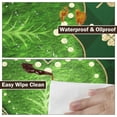 thumbnail image 4 of St. Patrick''s Day Round Fitted Tablecloth with Elastic Edge,Water&Stain-Resistant Wipeable Green Shamrock Floral Clover for 48-52" Found Tables St Patricks Day Table Cloth for Dinner,Outdoor,Patio, 4 of 4